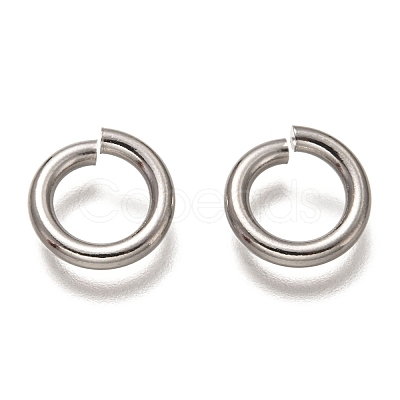 Non-Tarnish 304 Stainless Steel Jump Rings STAS-H136-06D-P-1