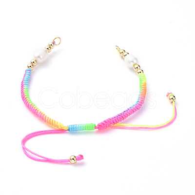 Braided Nylon Cord for DIY Bracelet Making AJEW-JB00540-05-1