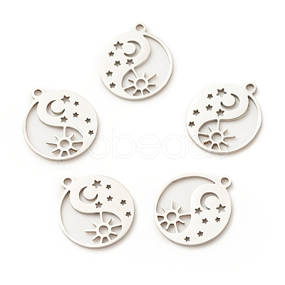 Non-Tarnish 201 Stainless Steel Pendants STAS-G258-05P-1