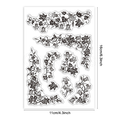 Custom Summer Theme PVC Plastic Clear Stamps DIY-WH0631-0012-1