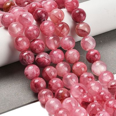 Natural Green Jade Beads Strands G-B128-A06-04-1