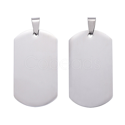 Tarnish Resistant 304 Stainless Steel Big Pendants STAS-I140-19E-S-1