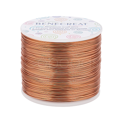 BENECREAT Matte Round Aluminum Wire AW-BC0003-30F-0.8mm-1