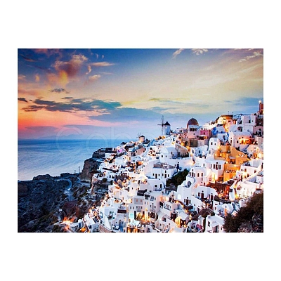 Santorini Scenery DIY Diamond Painting Kit PW-WG72030-10-1