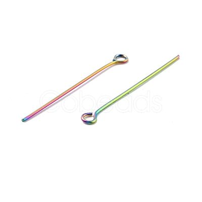 Ion Plating(IP) 304 Stainless Steel Eye Pins STAS-E156-01M-03-1