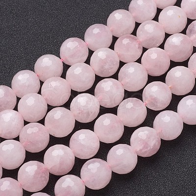 Natural Rose Quartz Beads Strands X-G-G099-F12mm-15-1