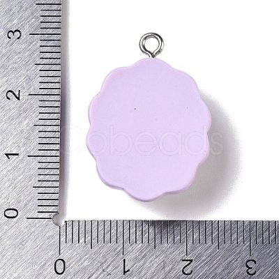 Opaque Resin Pendants RESI-S403-04C-1