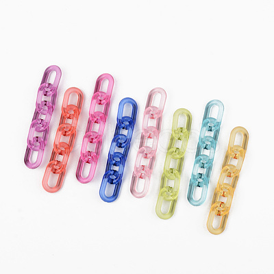 Transparent Acrylic Linking Rings OACR-T024-02-J-1