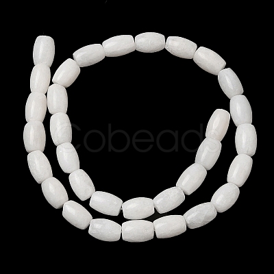 Natural Dyed White Jade Beads Strands G-M402-A01-11-1