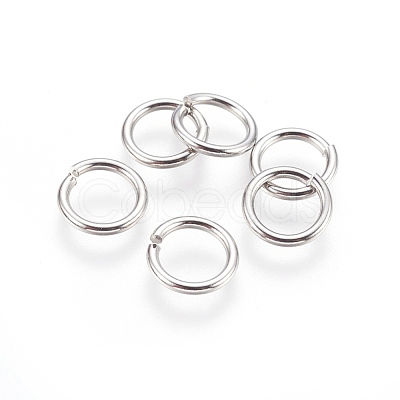 Tarnish Resistant 304 Stainless Steel Open Jump Rings STAS-P212-25P-09-1