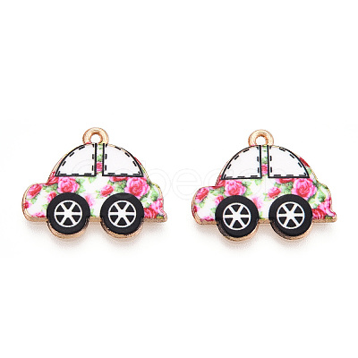 Printed Alloy Pendants ENAM-N056-223G-1