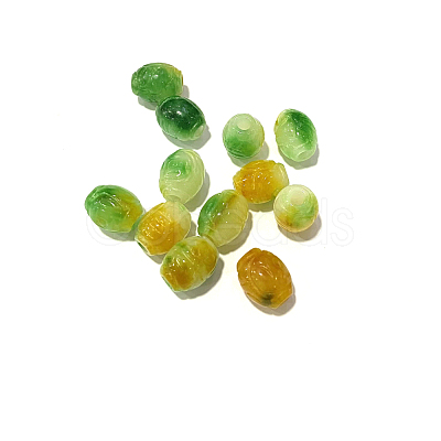 Natural Jade European Beads G-E418-96-1