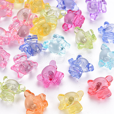 Transparent Acrylic Beads TACR-S154-48B-1