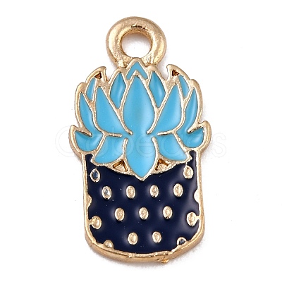 Alloy Enamel Pendants ENAM-WH0070-57LG-RS-1