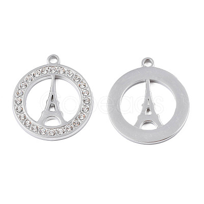 304 Stainless Steel Pendants STAS-N095-154-1