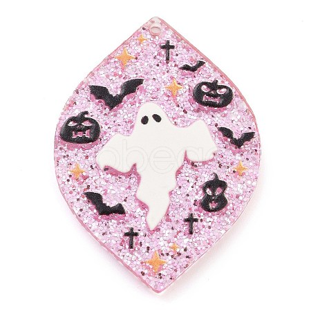 Halloween Printed Acrylic Pendants MACR-M048-02D-1