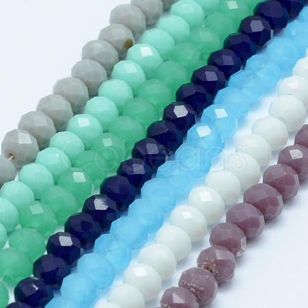 Glass Beads Strands GLAA-E395-01-4mm-1