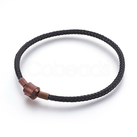 Steel Wire European Style Bracelet Making MAK-L018-01B-1