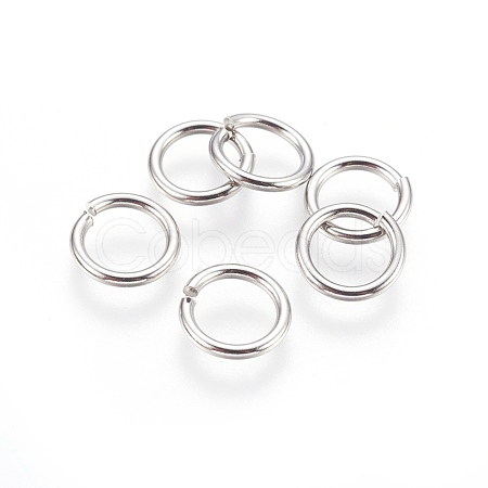 Tarnish Resistant 304 Stainless Steel Open Jump Rings STAS-P212-25P-09-1