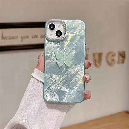 Butterfly Pattern Silicone Mobile Phone Cover PW-WGCC13A-40-1