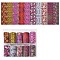 Nail Art Transfer Stickers Decals, for DIY Nail Tips Decoration of Women, Leopard Print Pattern, Mixed Color, 40mm, 1m/roll, 10rolls/box