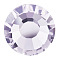 Preciosa&reg MAXIMA Crystal No Hotfix Flatback Stones, Czech Crystal, Dura Foiling, Round(438 11 615 Chaton Rose), 70230 Pale Lilac, SS12(3~3.2mm)