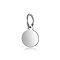 Tarnish Resistant 201 Stainless Steel Pendants, Flat Round, Stamping Blank Tag, Stainless Steel Color, 7.5x6x1mm, Hole: 3.5mm