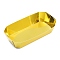 Paper Serving Tray, for Tea, Dessert, fruit Serving and Jewelry Display, Gold, 20.5x11.5x4.5cm