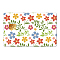 Plastic Waterproof Card Stickers, Self-adhesion Card Skin for Bank Card Decor, Rectangle, Flower, 140x190mm