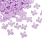 Resin Beads, Flower, Lilac, 7x7mm, Hole: 0.8mm, 20pcs/set