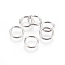 Tarnish Resistant 304 Stainless Steel Open Jump Rings, Stainless Steel Color, 10x1.4mm, Inner Diameter: 7mm, 800pcs/bag