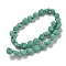 Synthetic Coral Carved Beads Strands, Dyed, Shell Shape, Light Sea Green, 12.5x11x7.5mm, Hole: 1.2mm, about 30pcs/strand, 13.15''(33.4cm)