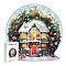 Wooden Puzzles, Children Intelligence Toys, Christmas Theme, Santa Claus, 380x280mm