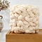 Coarse Polyester Ball Yarn, for DIY Material Blanket Cushion, PapayaWhip, 13~29mm, about 43.74 Yards(40m)/Skein