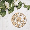Laser Cut Unfinished Basswood Wall Decoration WOOD-WH0113-117-5