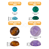 SUPERFINDINGS 56Pcs 28 Styles Chakra Natural & Synthetic Mixed Gemstone Cabochons G-FH0002-21-2