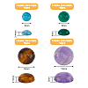 SUPERFINDINGS 56Pcs 28 Styles Chakra Natural & Synthetic Mixed Gemstone Cabochons G-FH0002-21-2