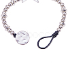 Alloy Beaded Bracelets BJEW-Q695-16AS-NR-5