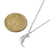 304 Stainless Steel Pendant Necklace for Women NJEW-JN04387-03-3
