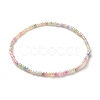 Baking Paint Glass Seed Bead Anklets AJEW-AN00469-8