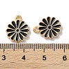 Alloy Enamel Pendants ENAM-O001-07G-G-3