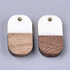 Resin & Walnut Wood Pendants RESI-S358-41B-2