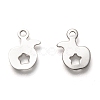 201 Stainless Steel Charms STAS-C017-20P-2