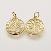 925 Sterling Silver Pendants STER-K029-01G-2