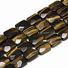 Natural Tiger Eye Bead Strands X-G-T072-01-1