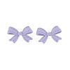 Bowknot Stud Earrings for Girl Women PALLOY-T077-154-RS-2