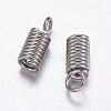 304 Stainless Steel Coil Cord Ends STAS-K146-070-10x4mm-1