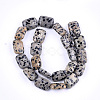 Natural Dalmatian Jasper Beads Strands G-T121-16-2