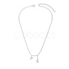 SHEGRACE Fashion Rhodium Plated 925 Sterling Silver Pendant Necklace JN81A-3