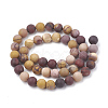 Natural Mookaite Beads Strands G-T106-157-3